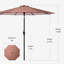 Parasol de marché 9 pi Monoceros-1896460334