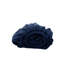 Drap-housse en lin bleu marine