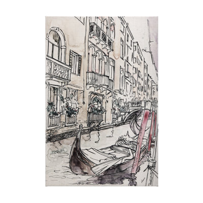 Toile texturée de voyage