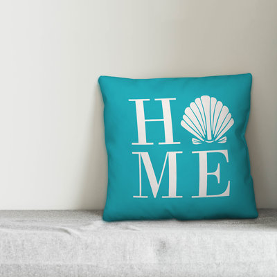  Home Sea Shell Indoor/Outdoor Throw Pillow