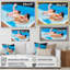 Natation harmonieuse - reproduction sur toile-790733676-790733586