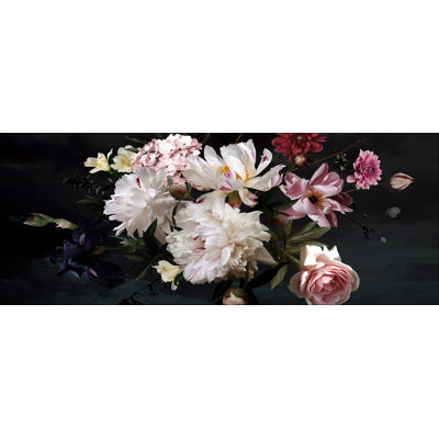 Baroque Flowers II - No Frame Print on Float Glass