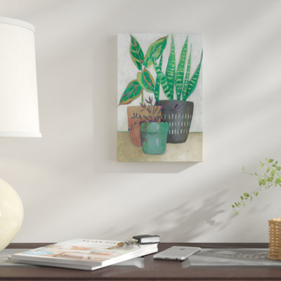 « house jardin i », reproduction sur toile tendue