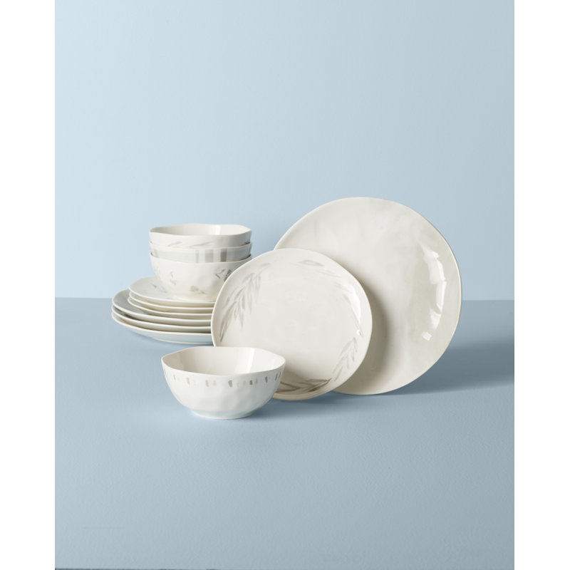 Oyster Bay 12 Piece Dinnerware Set, Service for 4