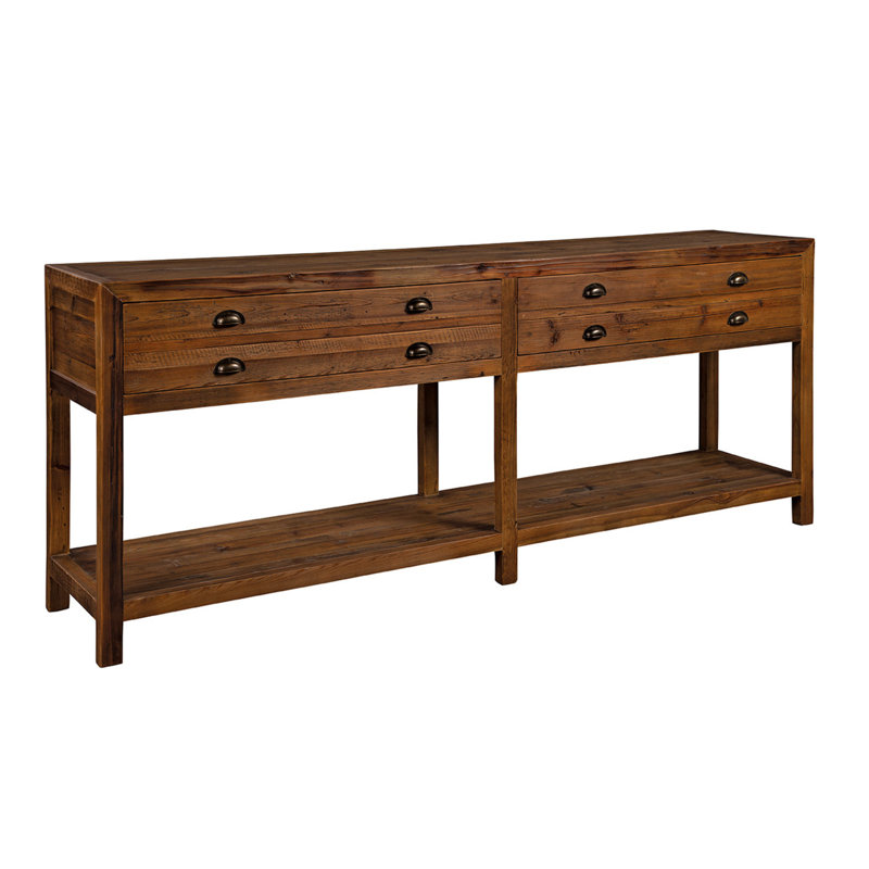 Apothecary 86'' W Solid Wood Sideboard