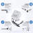 Circular Touchless Bathroom Faucet with Pop-Up Drain — Plug-In or Battery Powered-128511893