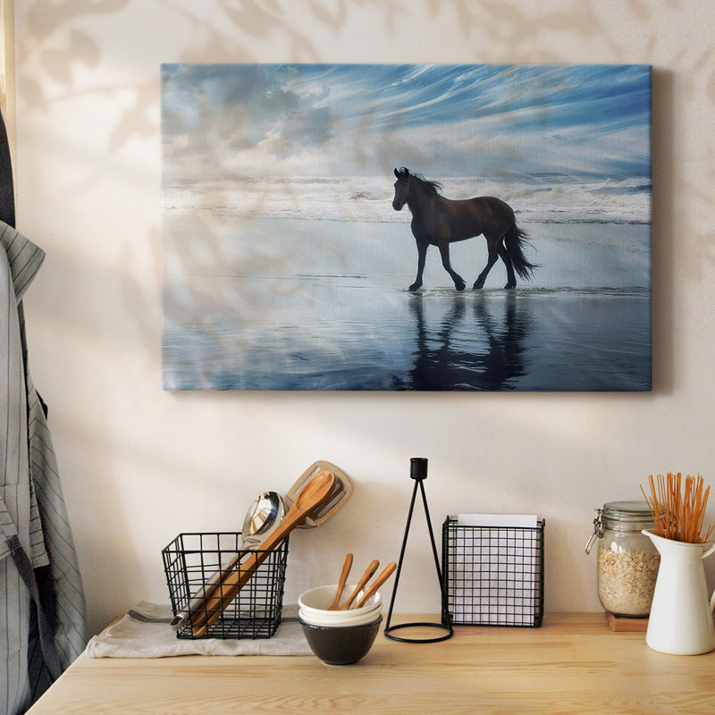 Horse Motion VI-Gallery Wrapped Canvas, 32" H x 48" W