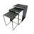 Cunegunda Grey 3-Piece Rectangular Nesting Table
