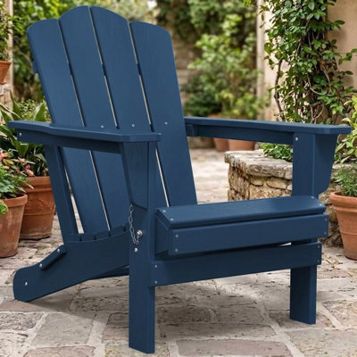 Chaise Adirondack pliante en résine