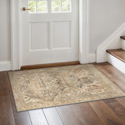 Machine Printed Area Rug