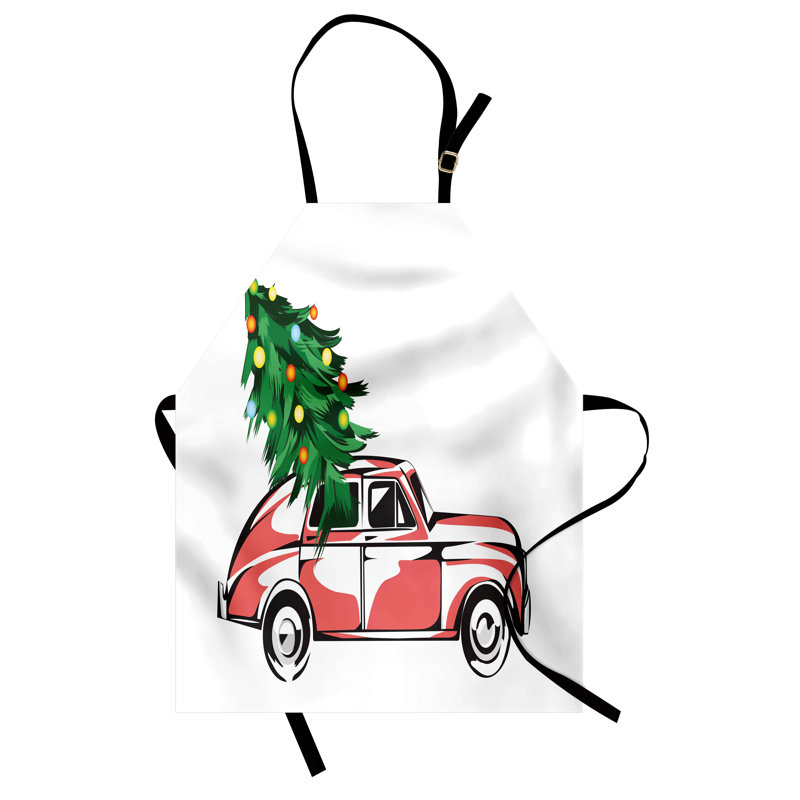 Christmas No Pattern Bib Apron
