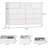 Dresser for Bedroom TV Stand for 55” TV, Entertainment Center with 10 Drawers-642655701-642655703