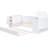 Twin Size Daybed With Storage Compartments, Trundle & Electrical Charging - White Solid Wood Storage, Power Finish-2134083057
