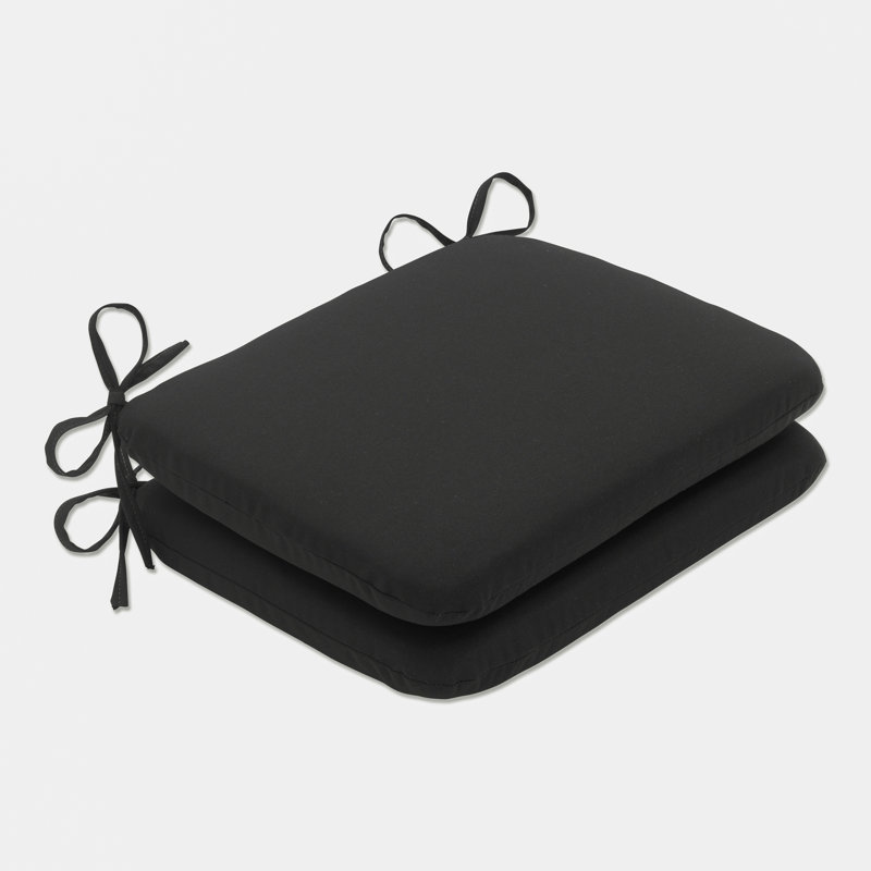 Amarina Outdoor 3'' Dining Chair Cushion, Black