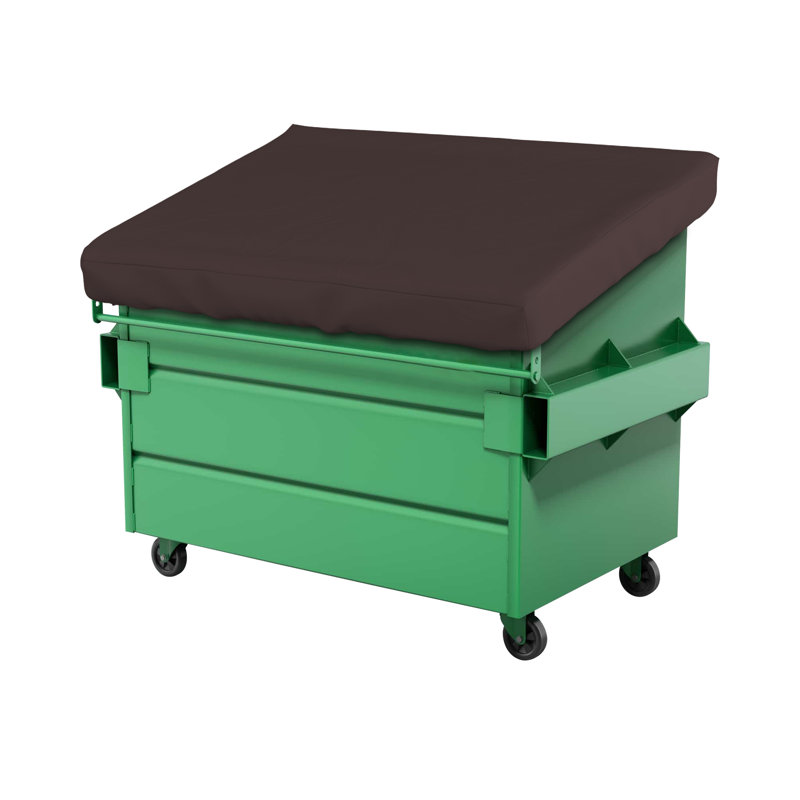 Heavy Duty Multipurpose Outdoor Dumpster Cover, Durable & UV Resistant Waterproof Trash Can Cover, 6" H x 51" W x 36" D