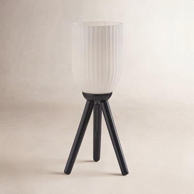 Lapka Solid Wood Tripod Lamp