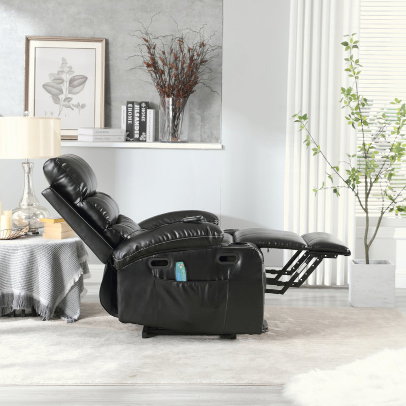 Fauteuil inclinable électrique Akuna, Noir, noir, noir, noir