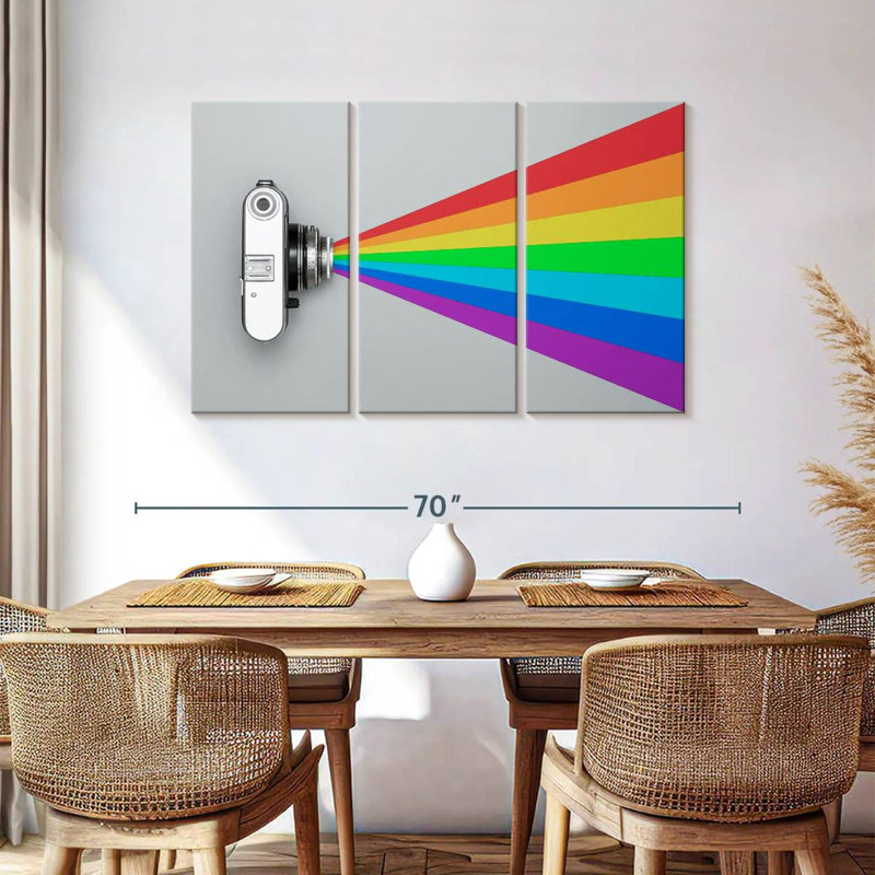 Senne Rainbow Camera Flash, 36" H x 57" W