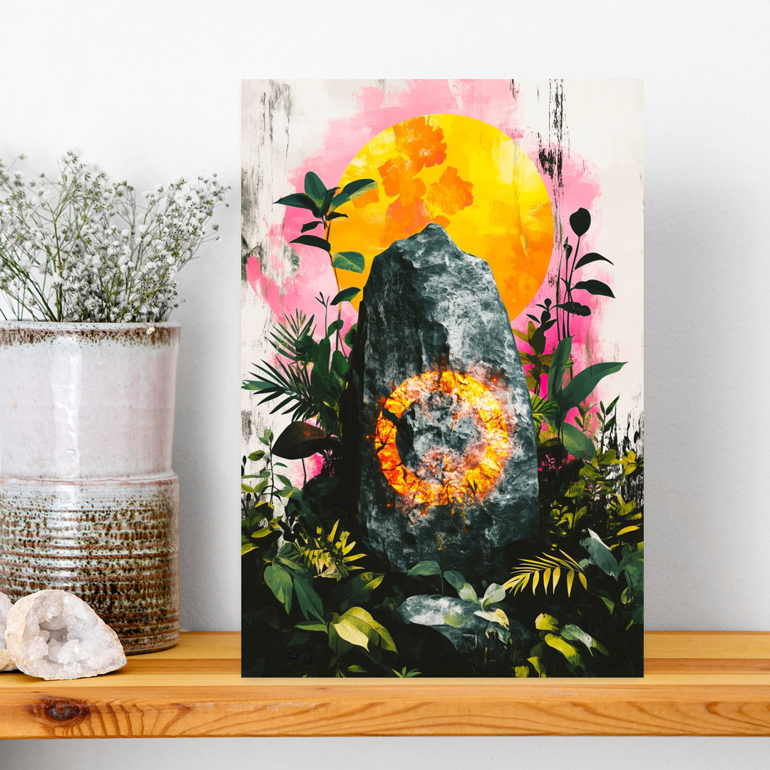 Jungle Abstract Bold Energetic Forest Nature Wall Art Print