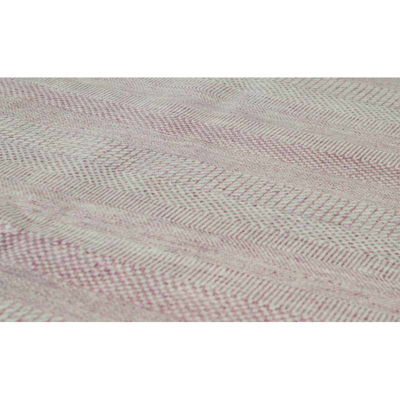 Hand-Knotted High-Quality Gray/Pink Area Rug