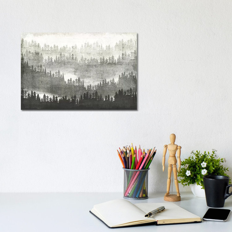 Mountainscape III by Michael Mullan - Single Picture Frame Print on Canvas, 20.32 cm H x 30.48 cm W, Wrapped Canvas