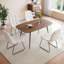 5-Piece Dining Table and Chairs ,Dining Room Set with 4 Modern Chairs-64484353-64484356