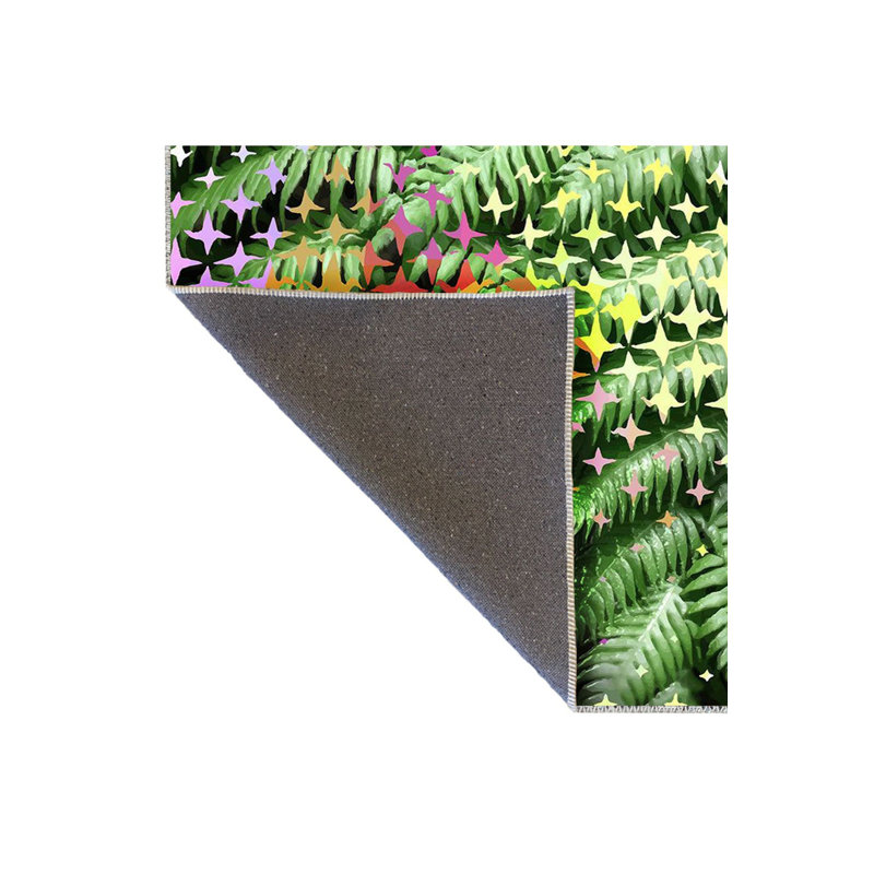 Tapis vert lavable à la machine, Tapis de couloir 3 pi 3 po x 6 pi 7 po