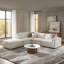 Canapé modulaire surdimensionné en forme de L de 114 po avec housse de coussin amovible Cioffi-173352440