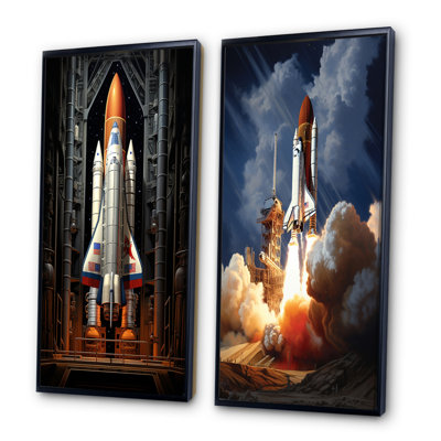 " Rocketship Revelation " 2 - Pieces