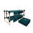  Footlocker, Expandable Under Cot Storage for Camping Gear, Green