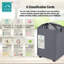 Fabric Rolling Laundry Hamper with Handles-71296954