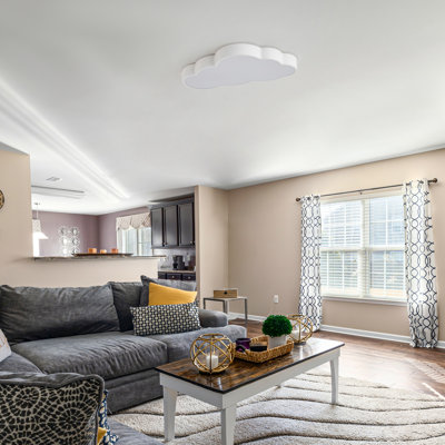 1-Cloud shaped white LED dimmable ceiling light
