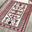 Tapis chic à motif d'art abstrait à poils doux pour un décor intérieur unique et élégant-1621537259