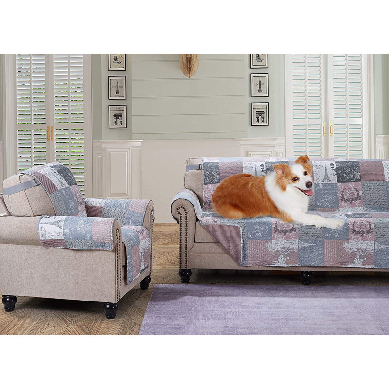 Housse matelassée pour canapé Patchwork Design