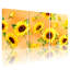 Tournesol, impression sur toile, ensemble de 3-143853264