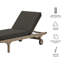 Chaise longue d'extérieur en teck Saratoga-123103184