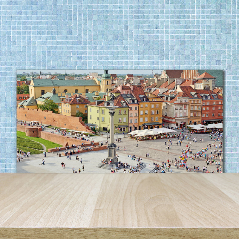 Carinne 50cm W x 100cm L Glass Peel and Stick Panel