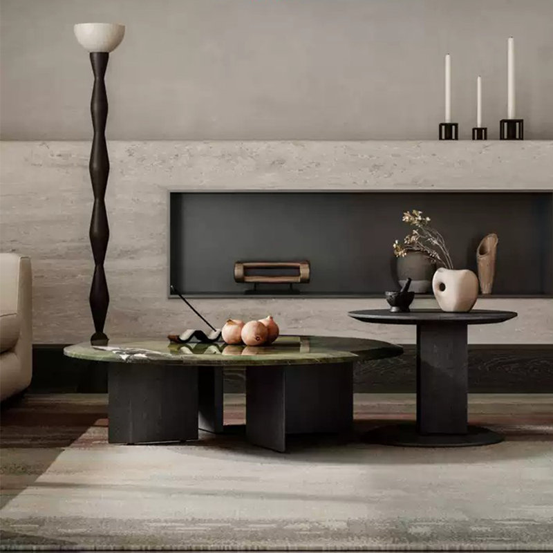 Table basse en marbre italien minimaliste italien