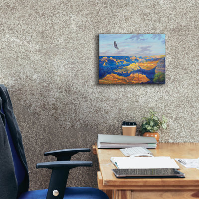 'Grand Canyon Vista' by John Zaccheo, Canvas Wall Art, 16"x12"