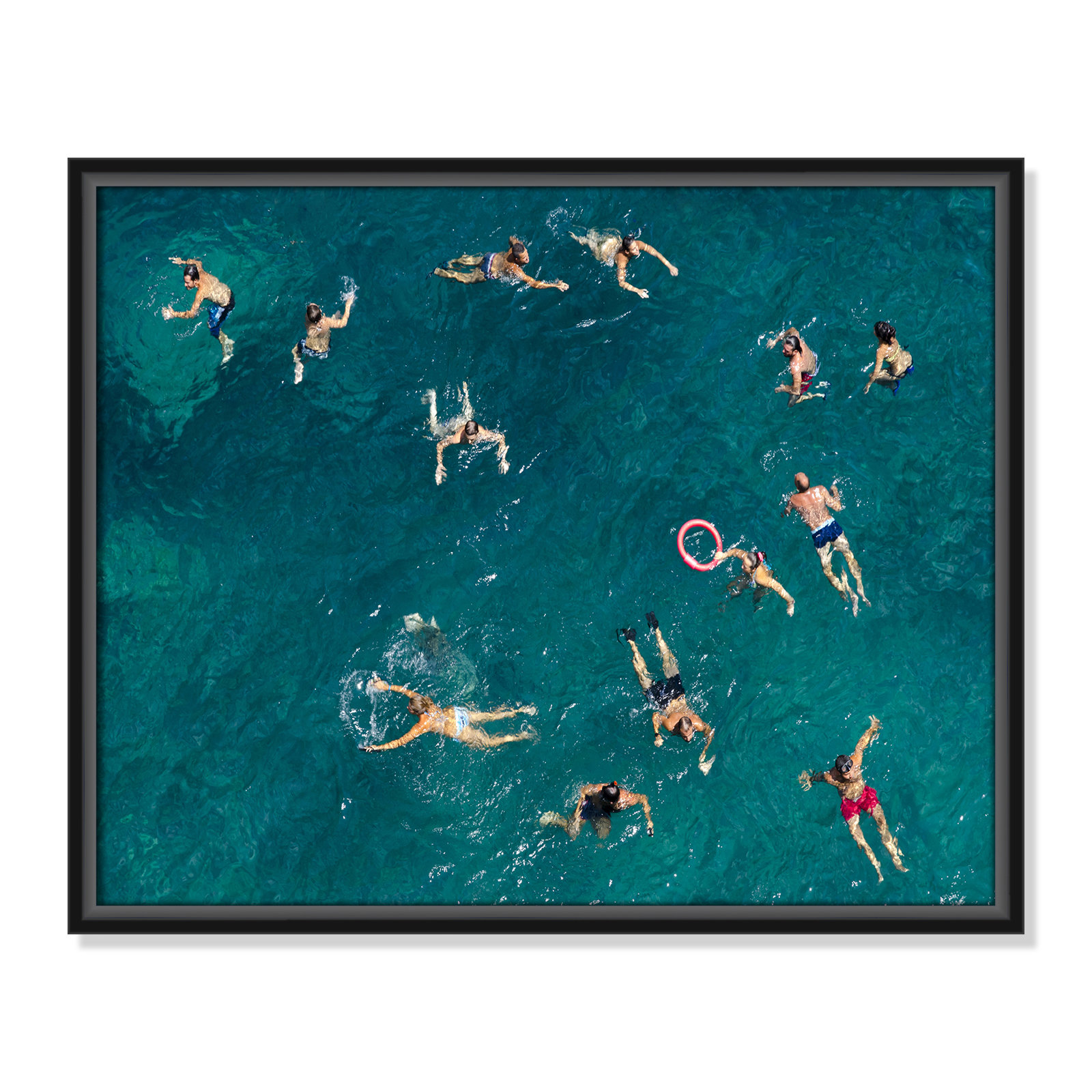 Tonti - Photograph Print, Black Framed Canvas, 17.5" H x 21.5" W x 2" D