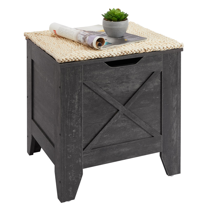 Banc de rangement Motti, Gris anthracite