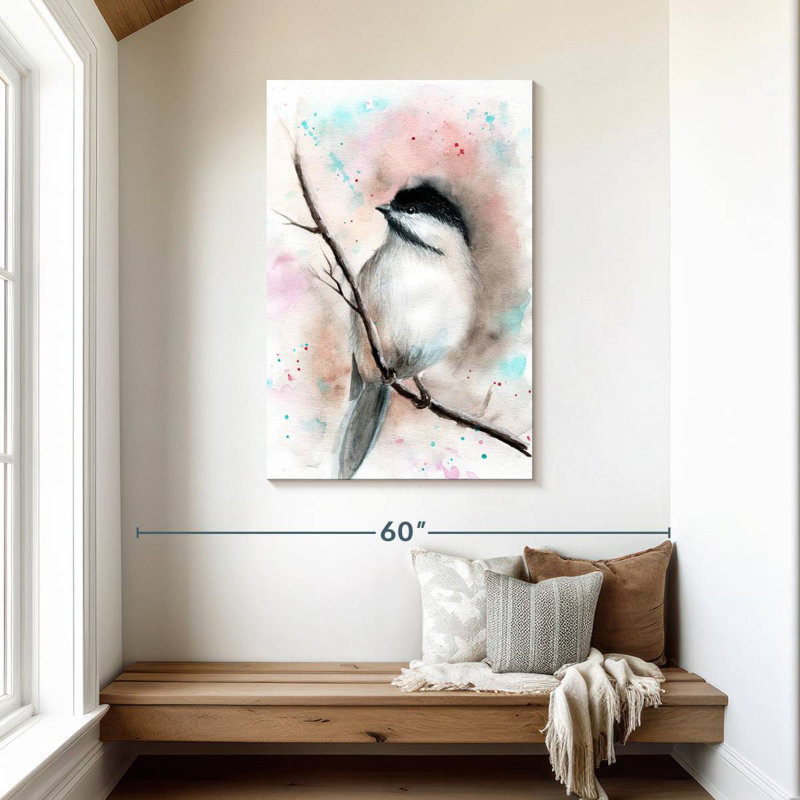 Brampt Chickadee Songbird, 45" H x 30" W