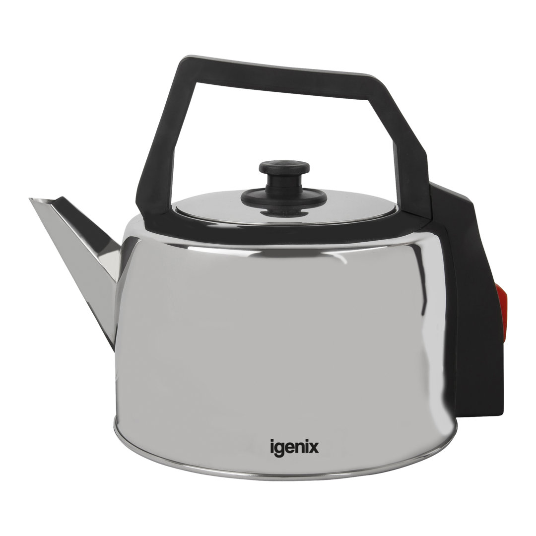George Silver Igenix Stainless Steel 3.5 Litre Corded Traditional Kettle - Image 2