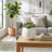Planter Stoneware Textured Modern Design Indoor Outdoor Home Garden Decor Container - 7" White