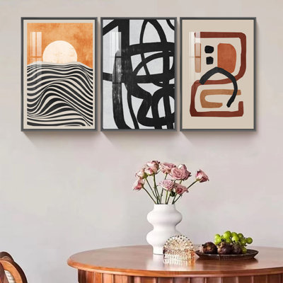 " Abstract " 3 - Pieces