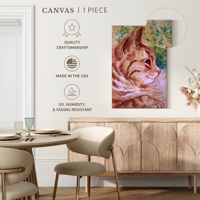 Brampt Kaleidoscope Cats I, 39" H x 26" W
