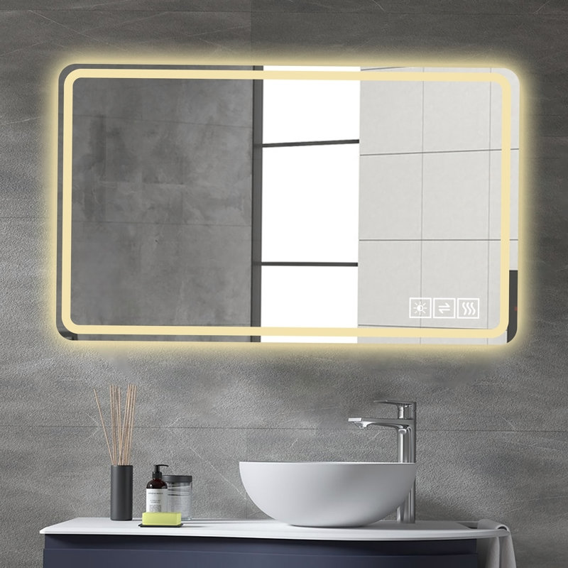 Miroir rectangulaire horizontal et vertical