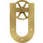 Ensemble de quincaillerie de porte de grange simple standard Premium Wagon Wheel Horseshoe Roller Hanger-1731942341