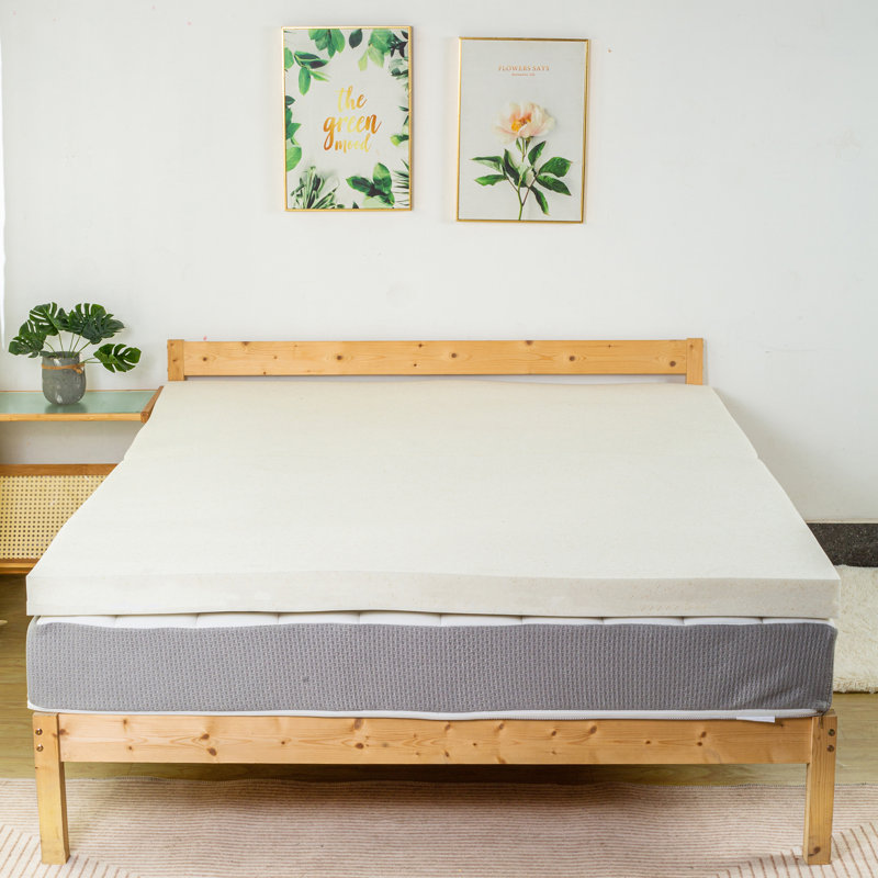 Copper-Infused Memory Foam Mattress Toppers, Full, 2"