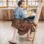Tabouret oscillant à hauteur réglable pour apprentissage actif, idéal pour les bureaux assis-debout.-425769156-425769157